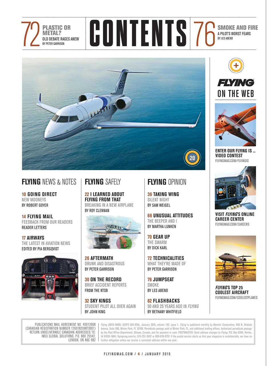 FLYING Magazine Preview Pages