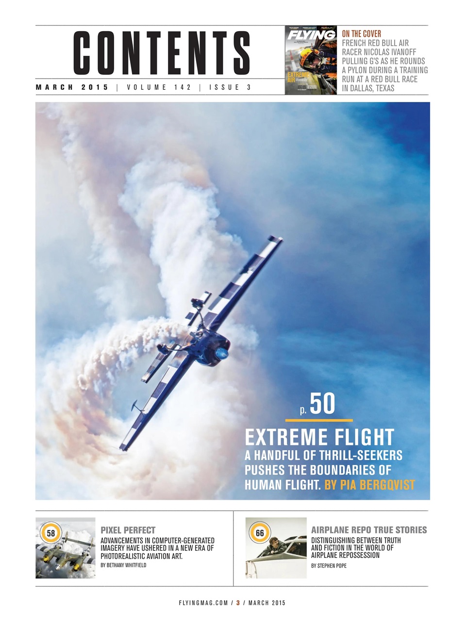 FLYING Magazine Preview Pages