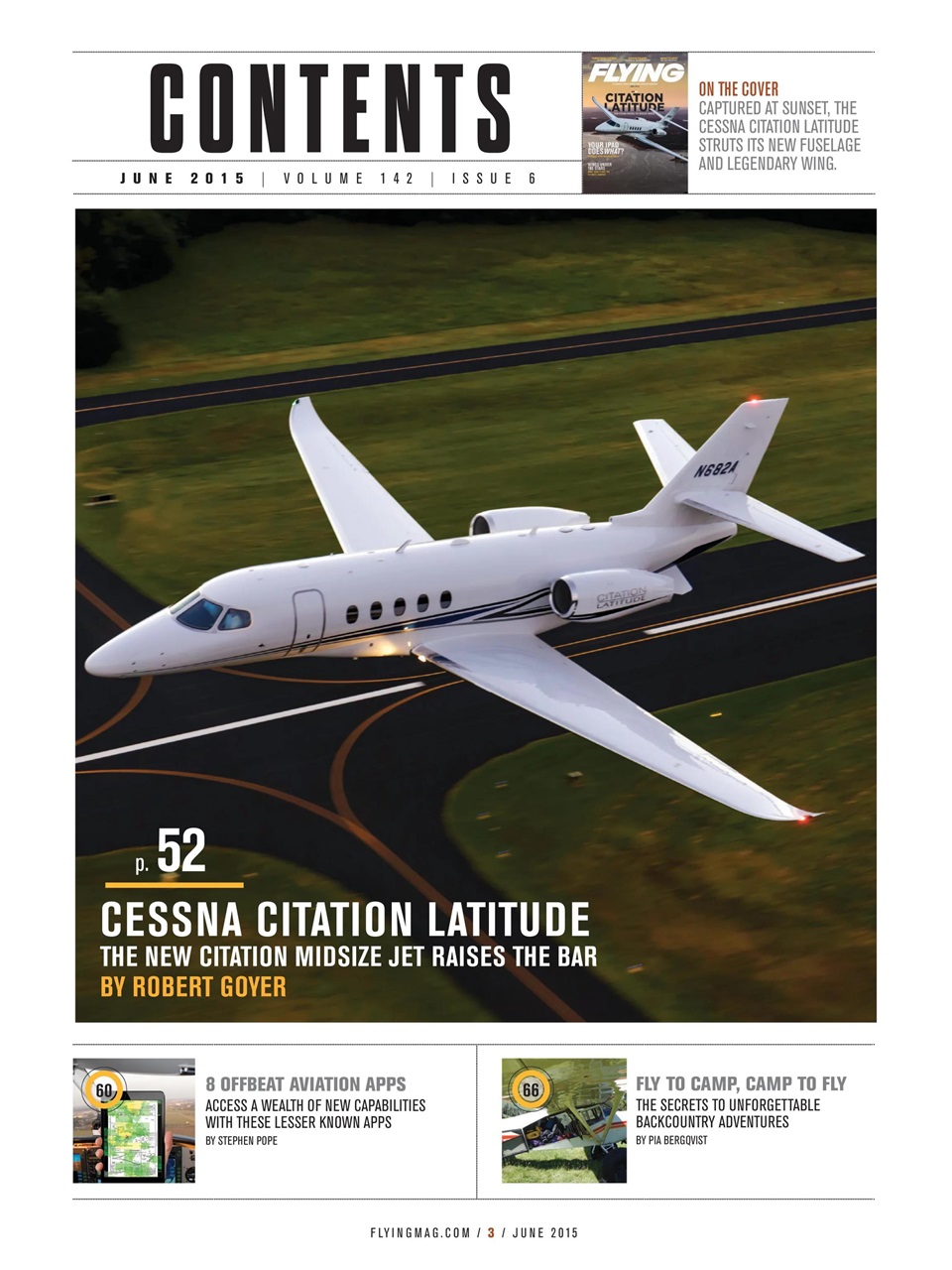 FLYING Magazine Preview Pages