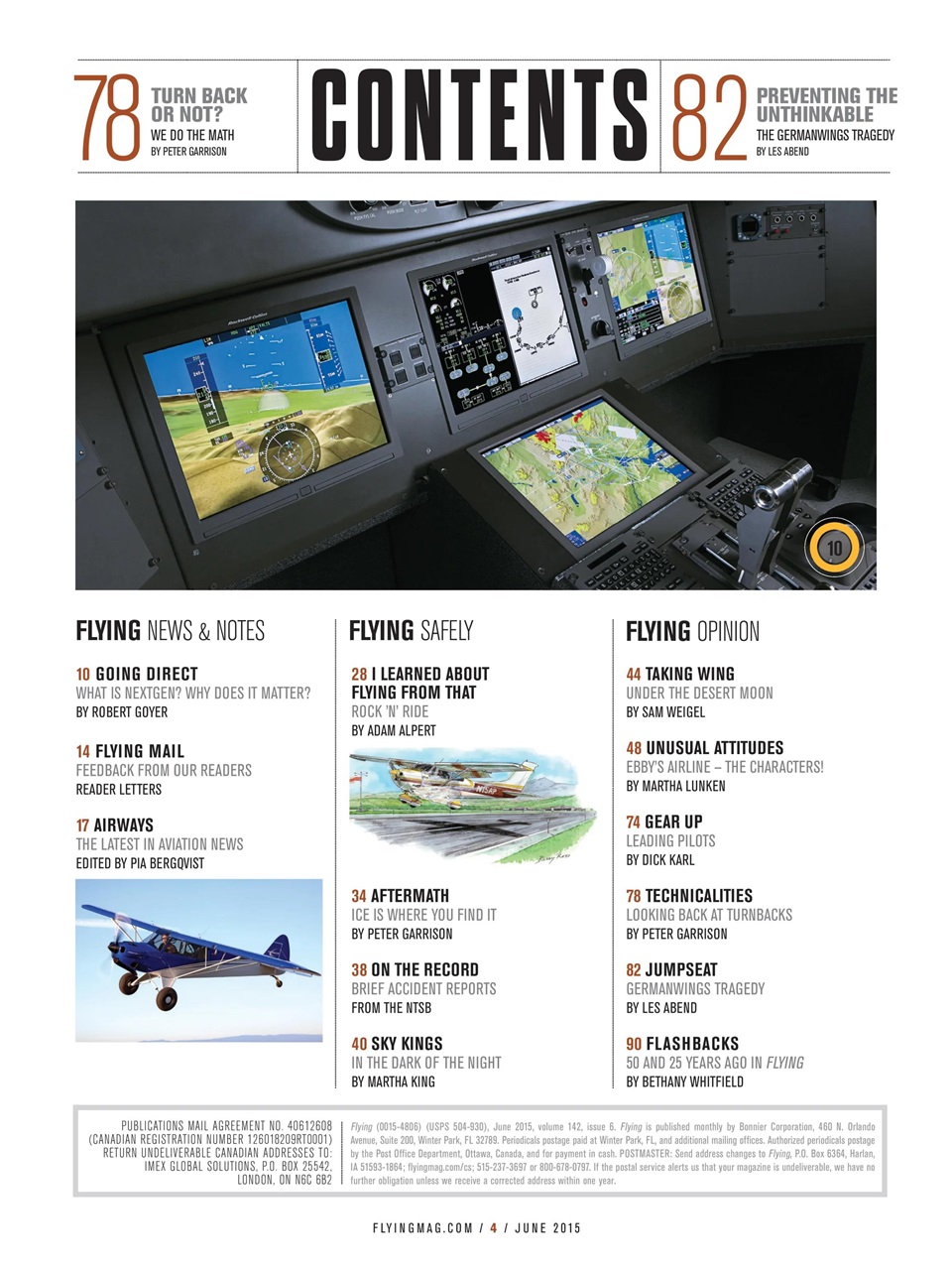 FLYING Magazine Preview Pages