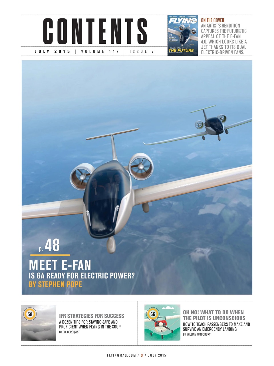 FLYING Magazine Preview Pages