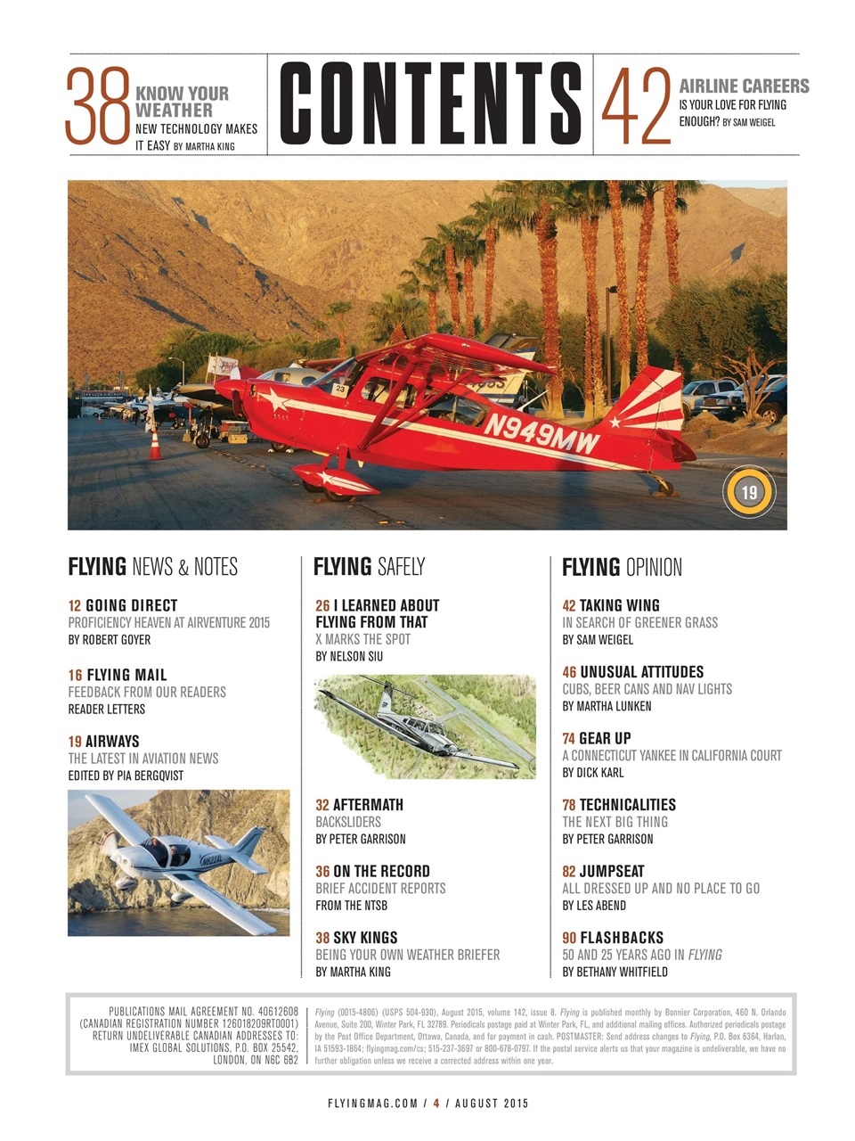 FLYING Magazine Preview Pages