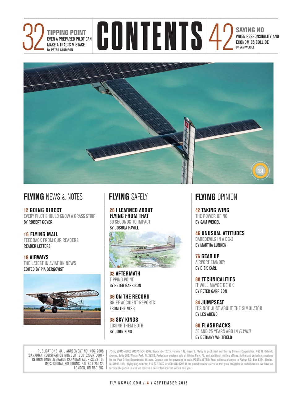 FLYING Magazine Preview Pages