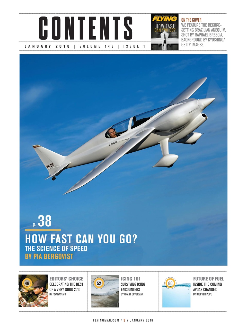 FLYING Magazine Preview Pages