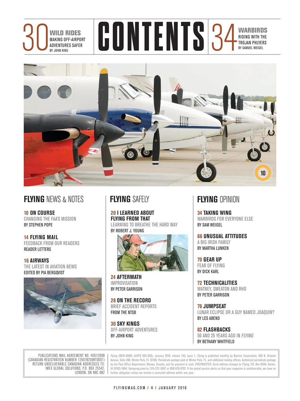 FLYING Magazine Preview Pages