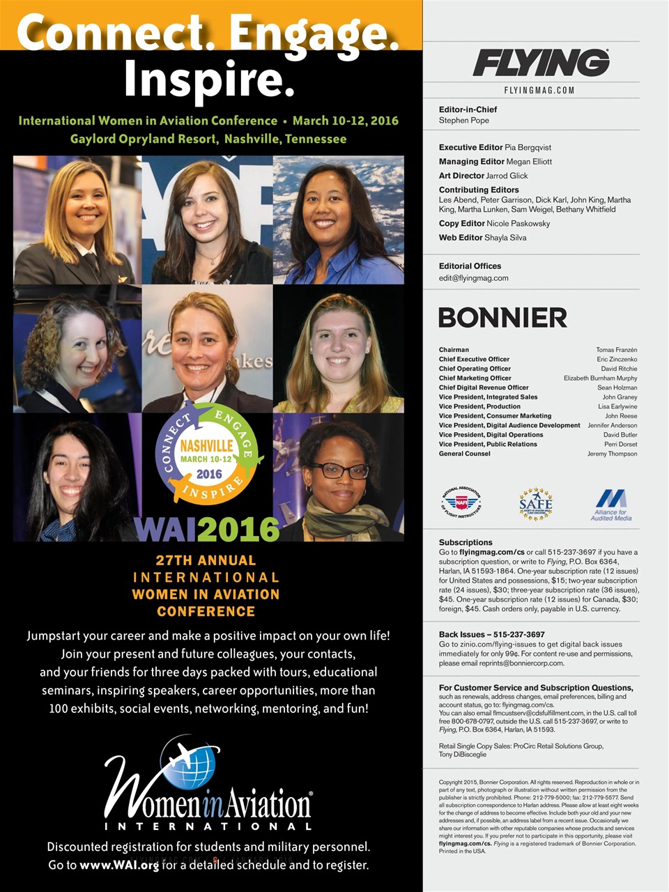 FLYING Magazine Preview Pages