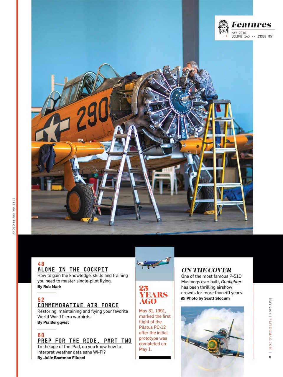 FLYING Magazine Preview Pages