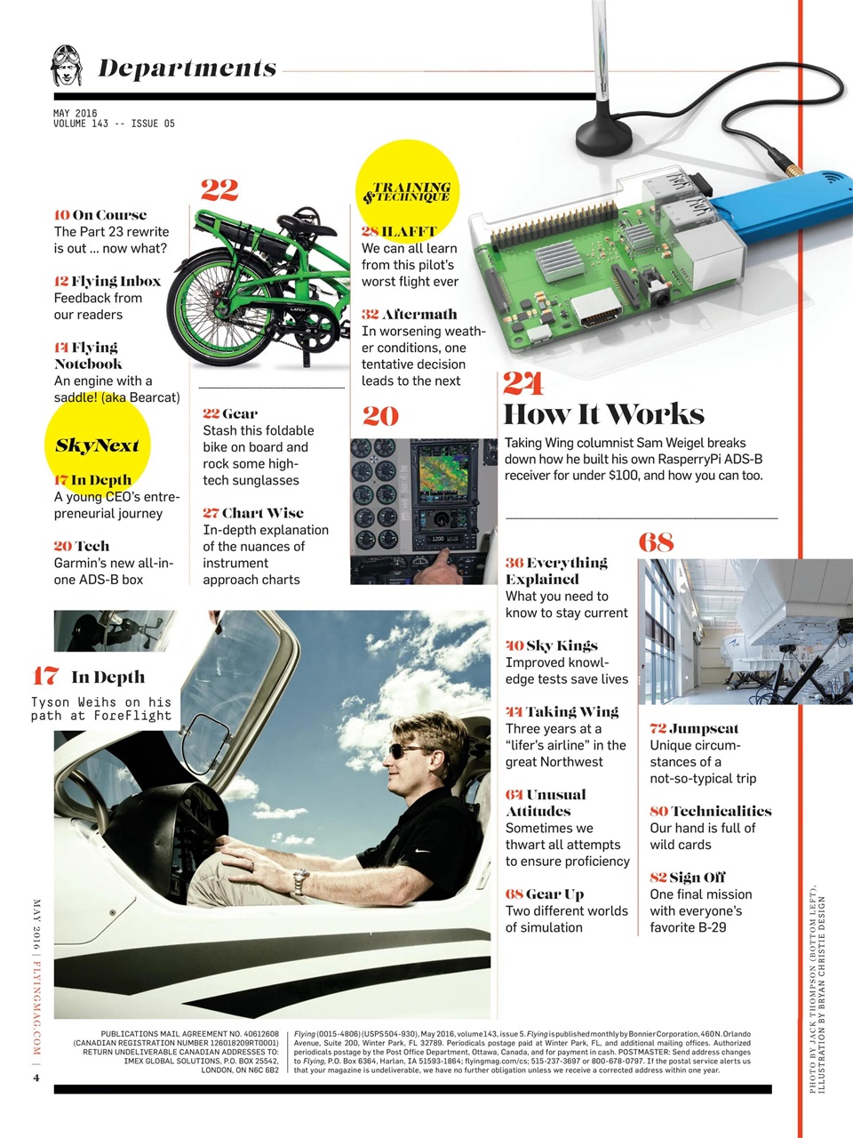 FLYING Magazine Preview Pages