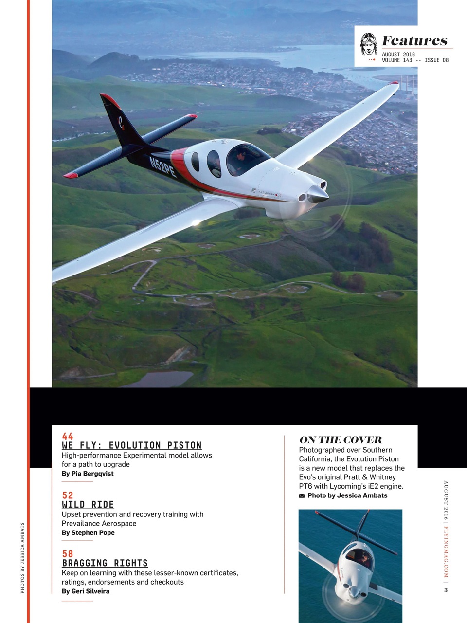 FLYING Magazine Preview Pages