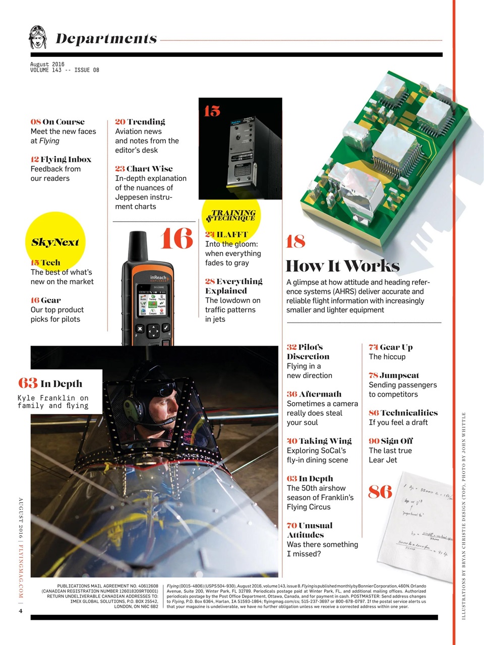 FLYING Magazine Preview Pages