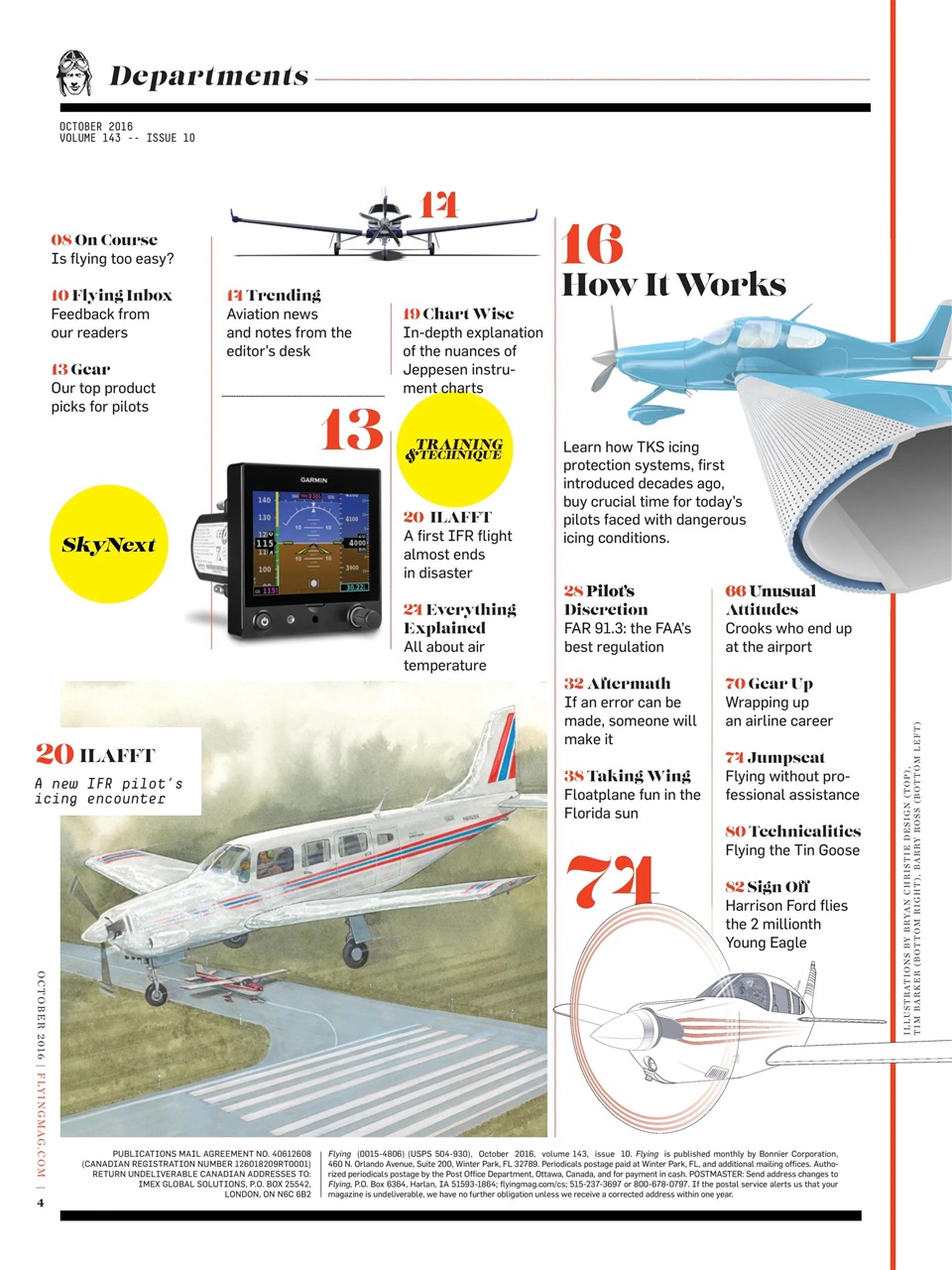 FLYING Magazine Preview Pages