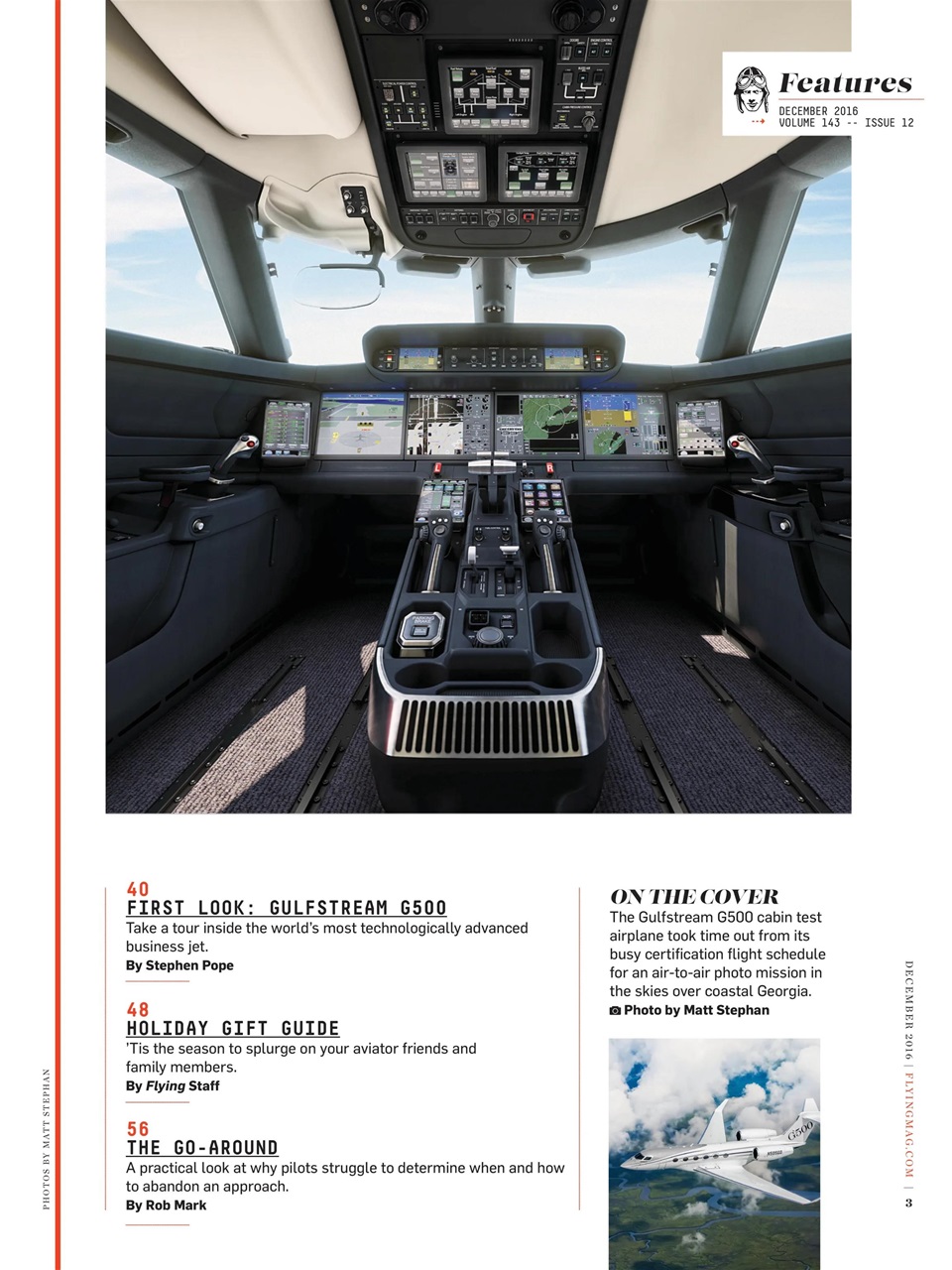 FLYING Magazine Preview Pages