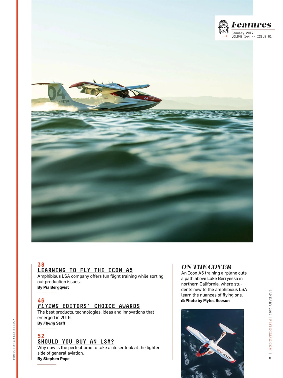 FLYING Magazine Preview Pages