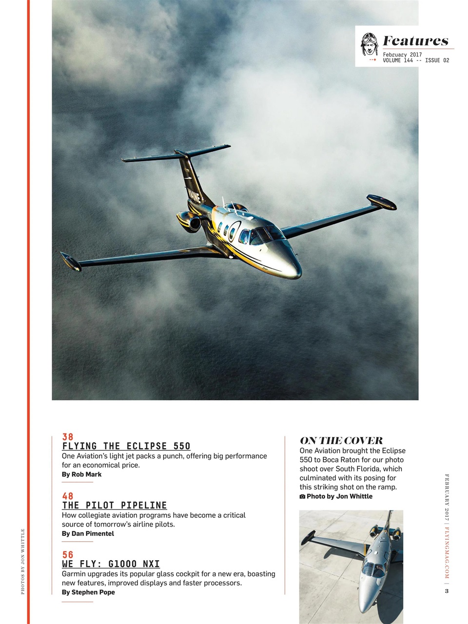 FLYING Magazine Preview Pages