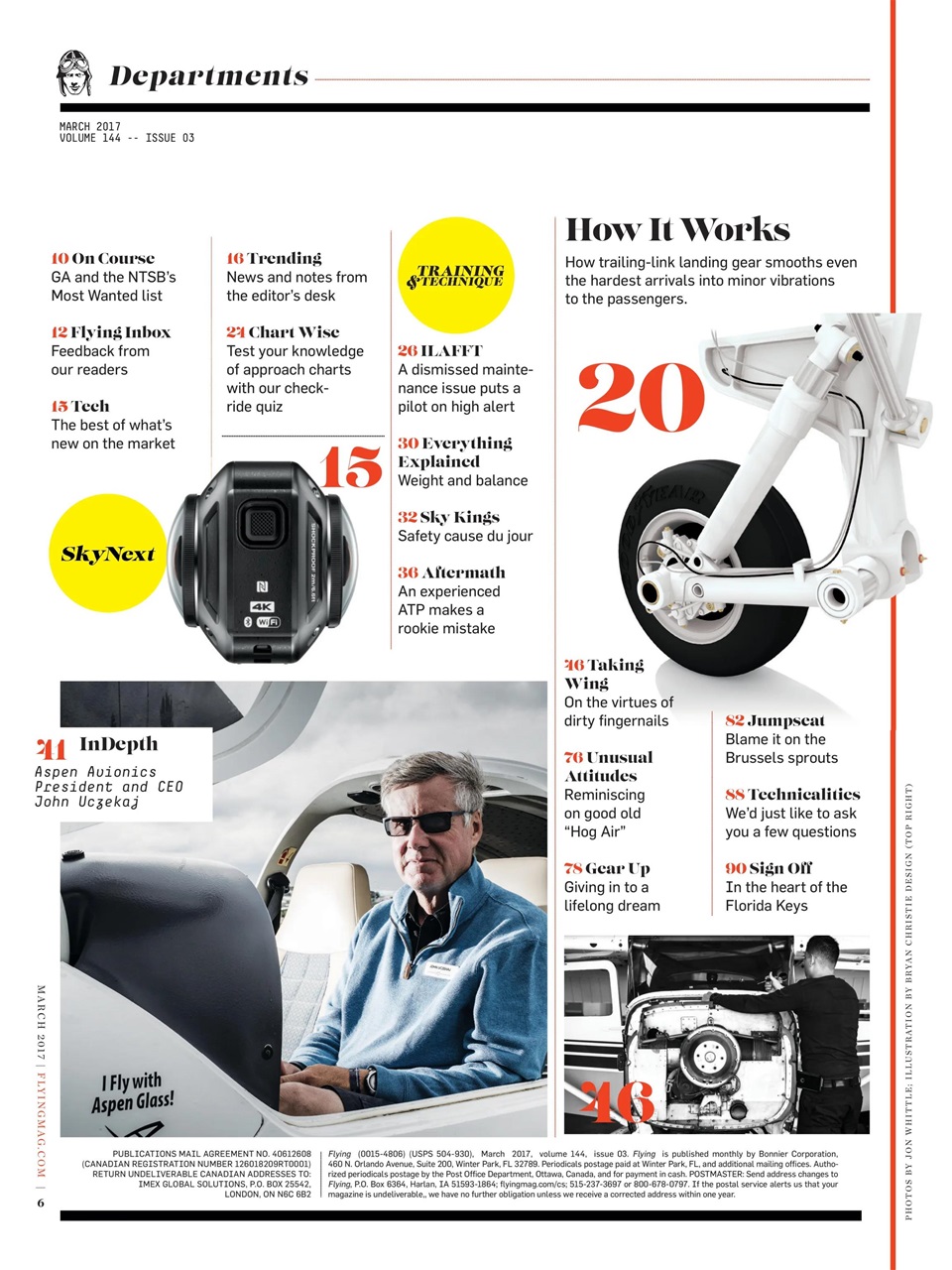 FLYING Magazine Preview Pages