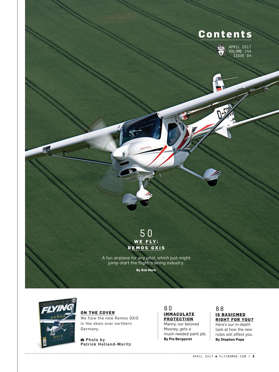 FLYING Magazine Preview Pages