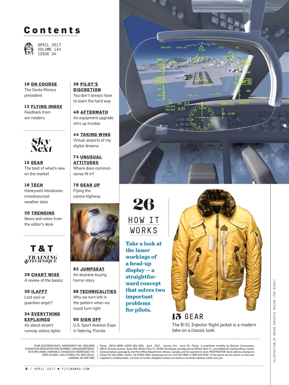 FLYING Magazine Preview Pages