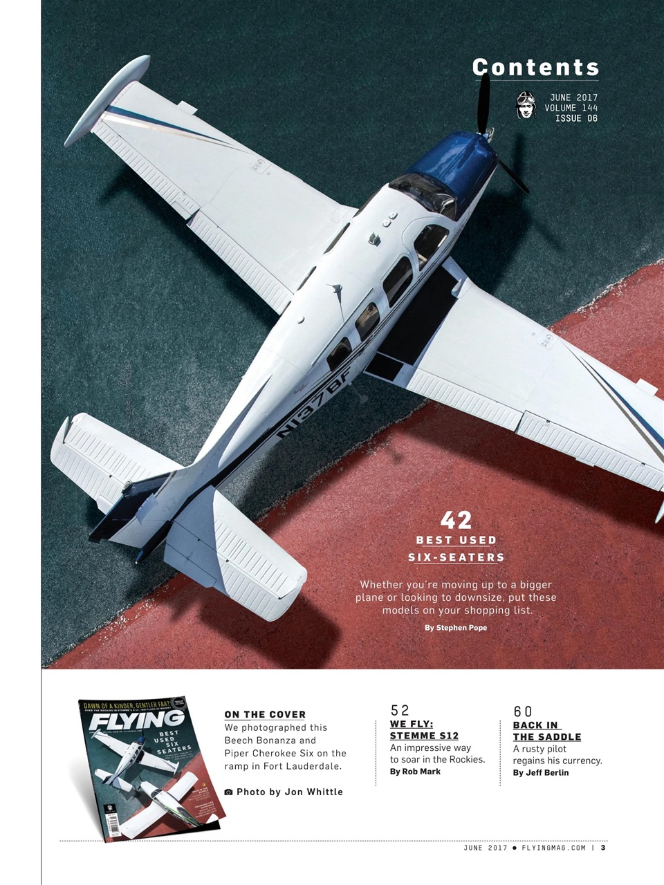 FLYING Magazine Preview Pages