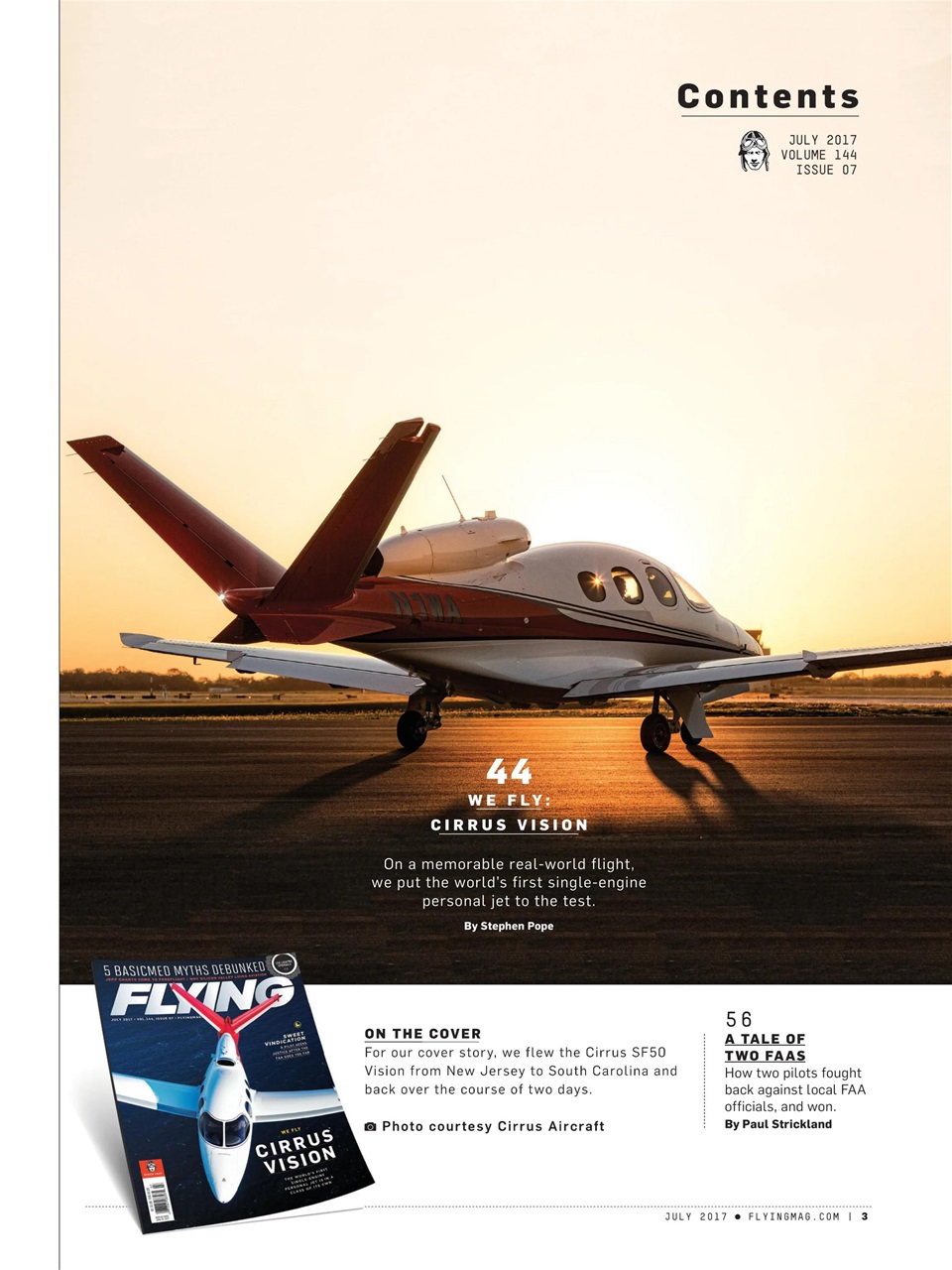 FLYING Magazine Preview Pages