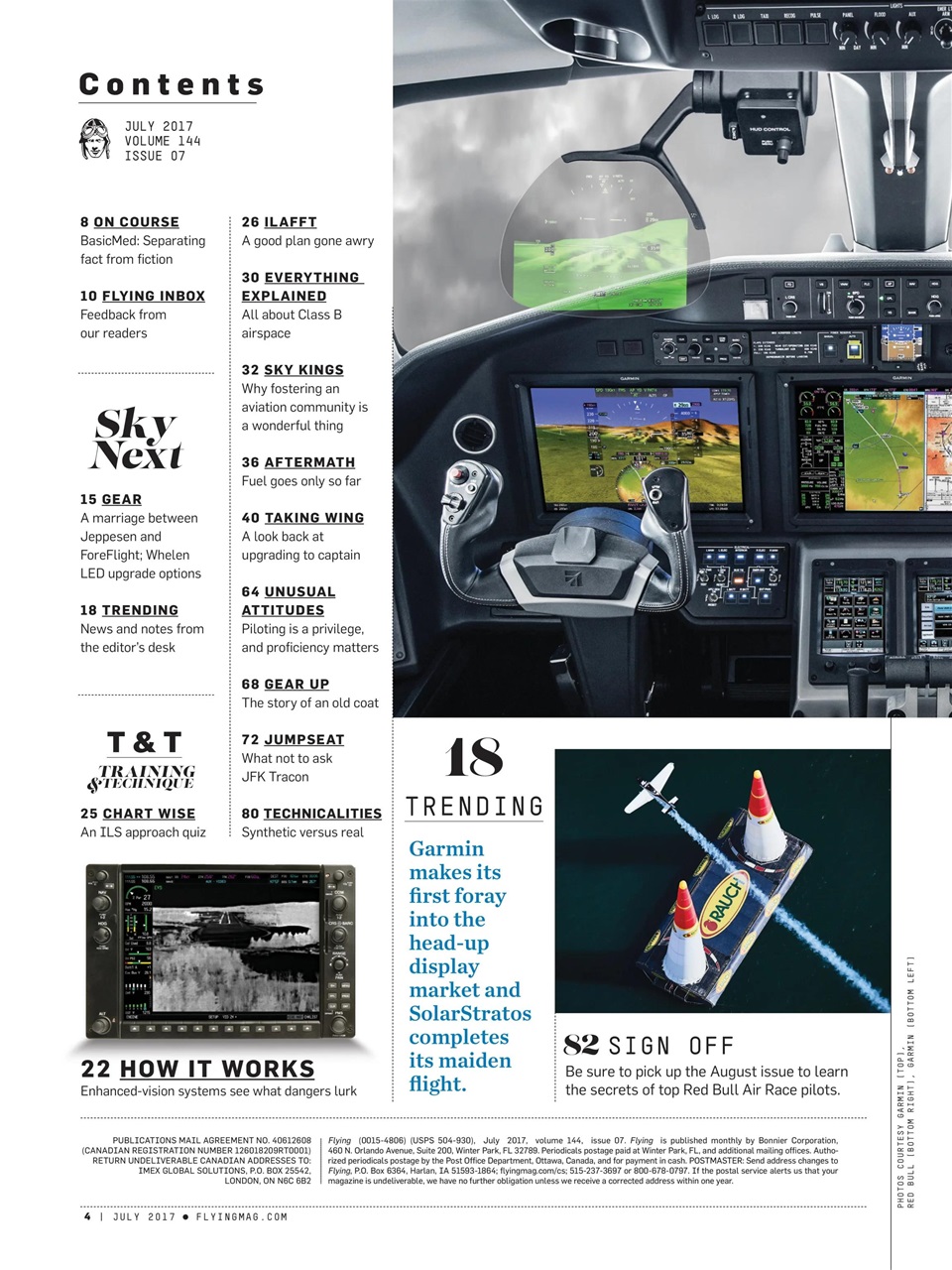 FLYING Magazine Preview Pages