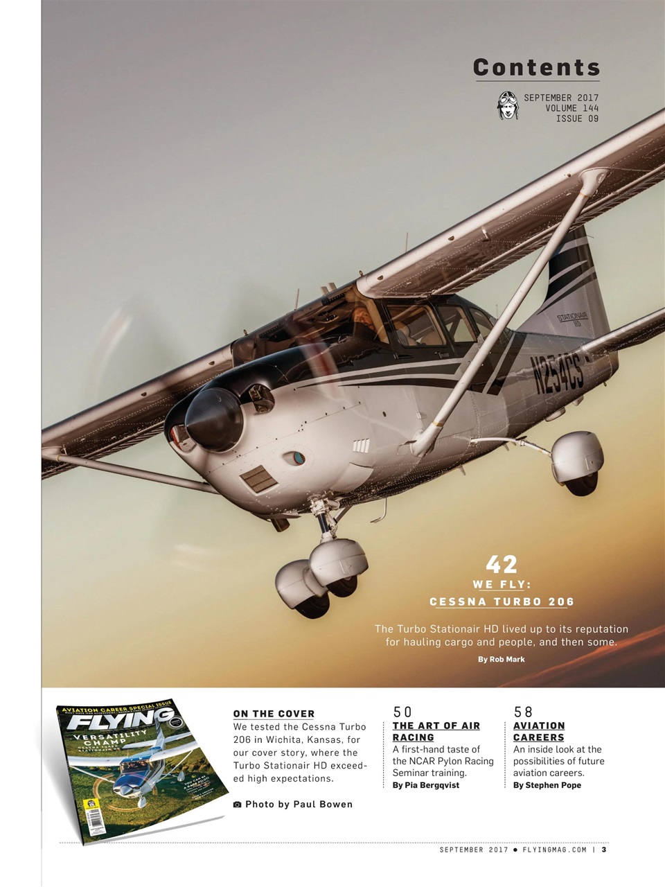 FLYING Magazine Preview Pages