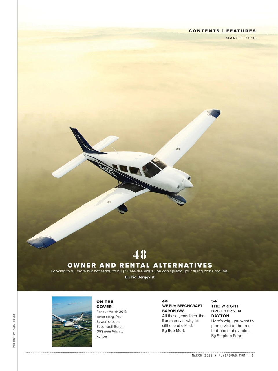 FLYING Magazine Preview Pages