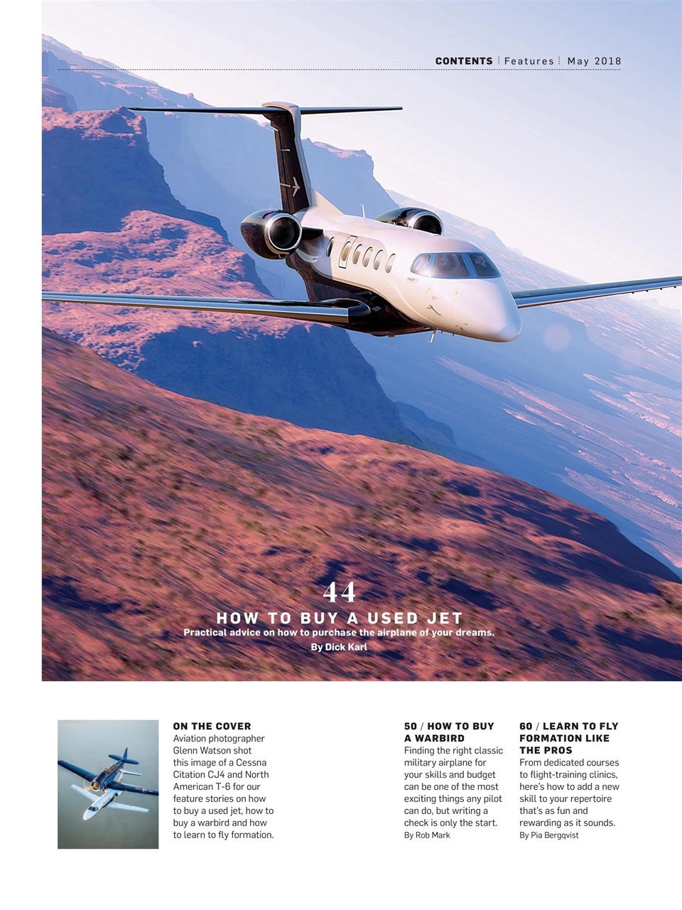 FLYING Magazine Preview Pages