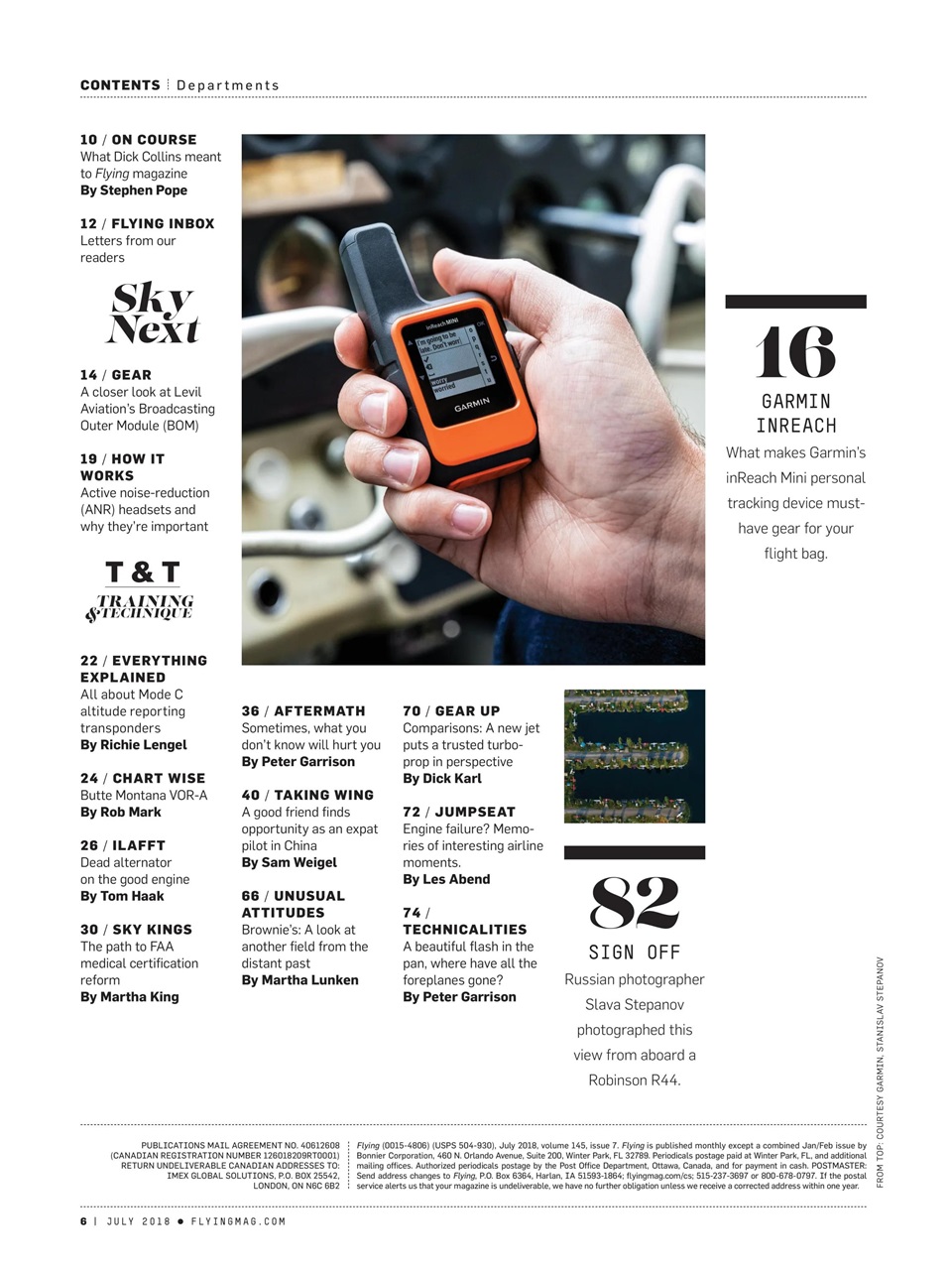 FLYING Magazine Preview Pages