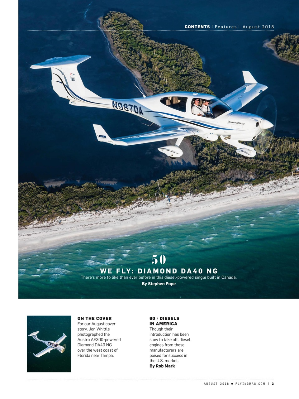 FLYING Magazine Preview Pages