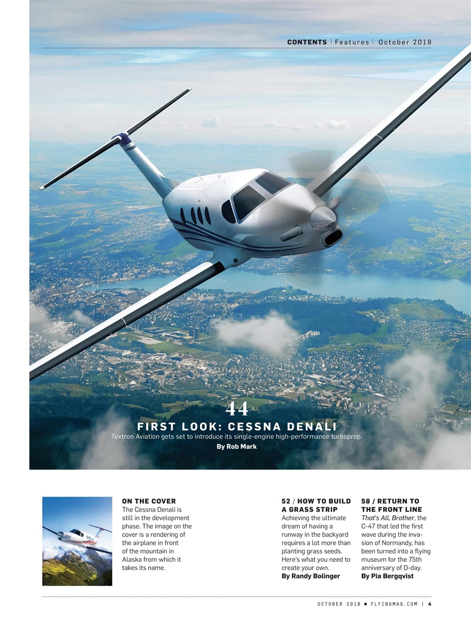 FLYING Magazine Preview Pages