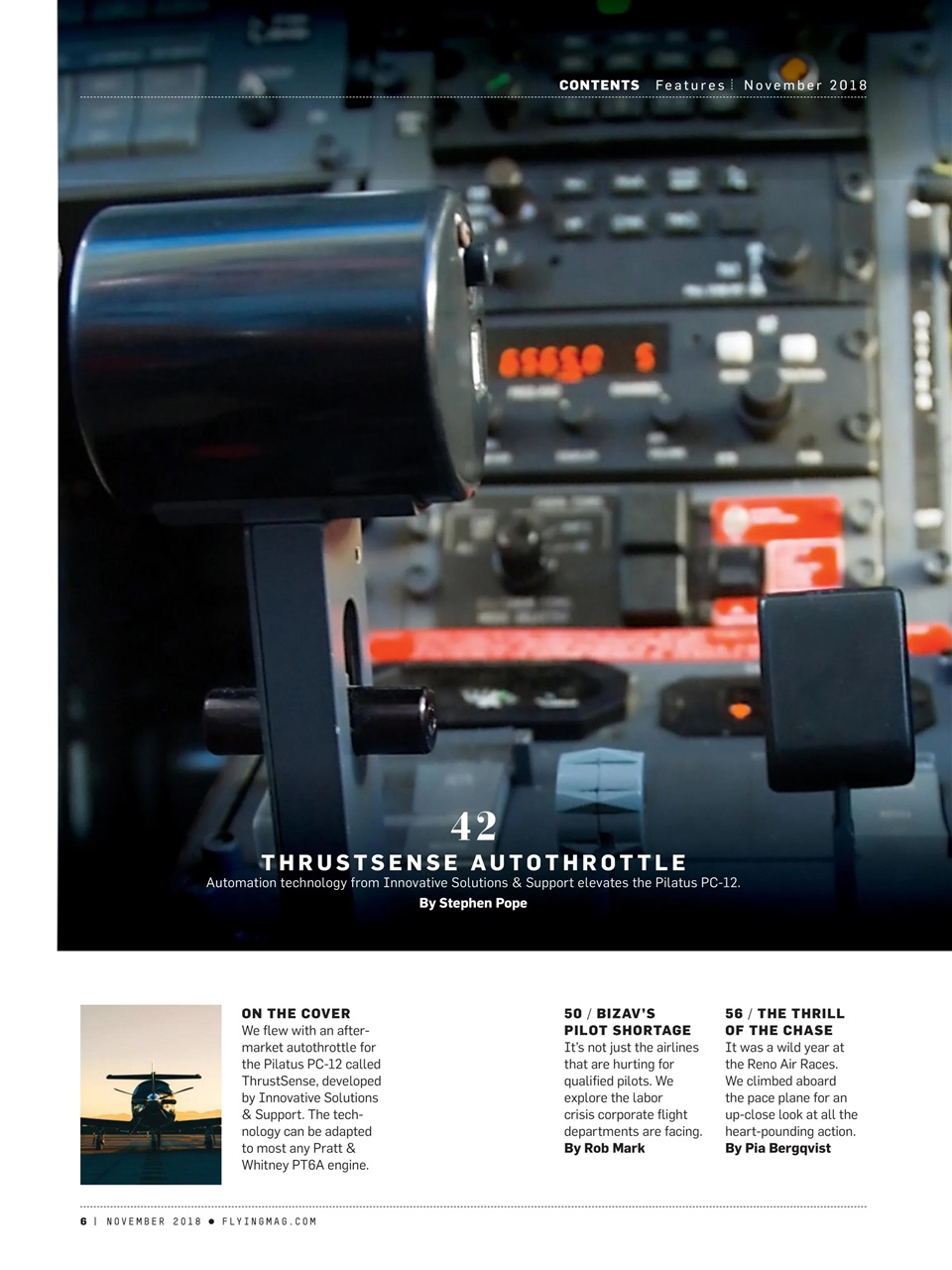 FLYING Magazine Preview Pages