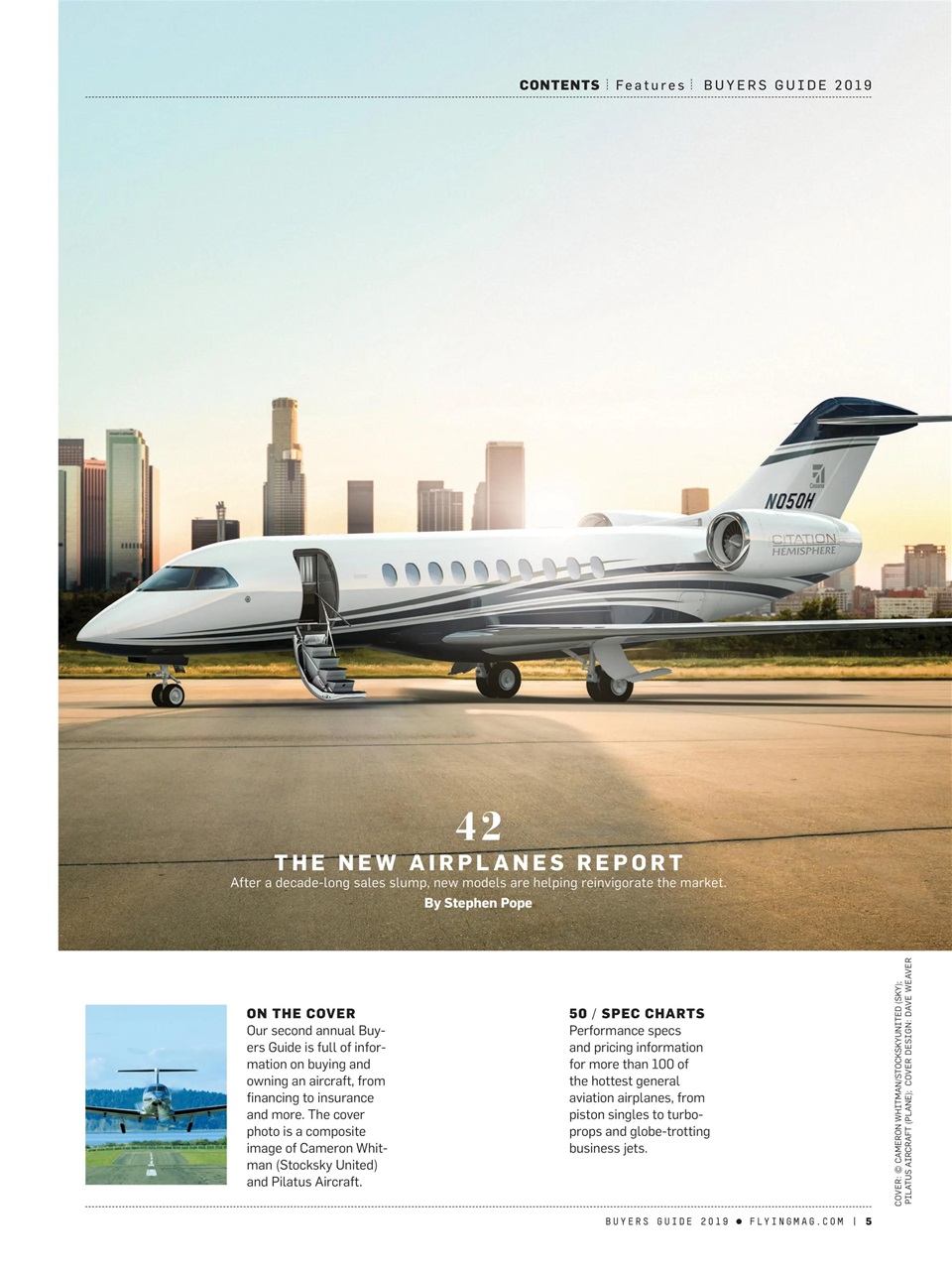 FLYING Magazine Preview Pages