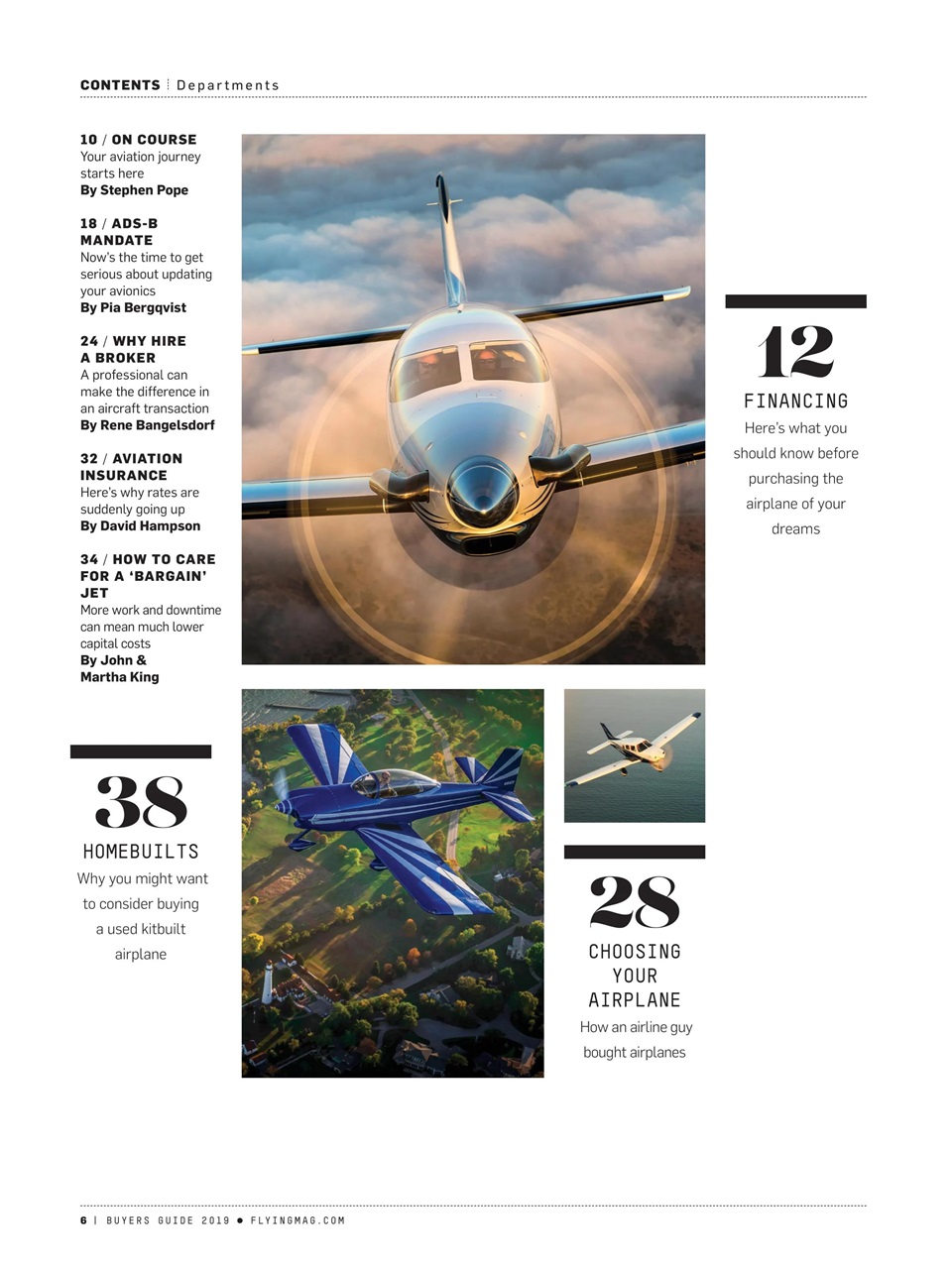 FLYING Magazine Preview Pages