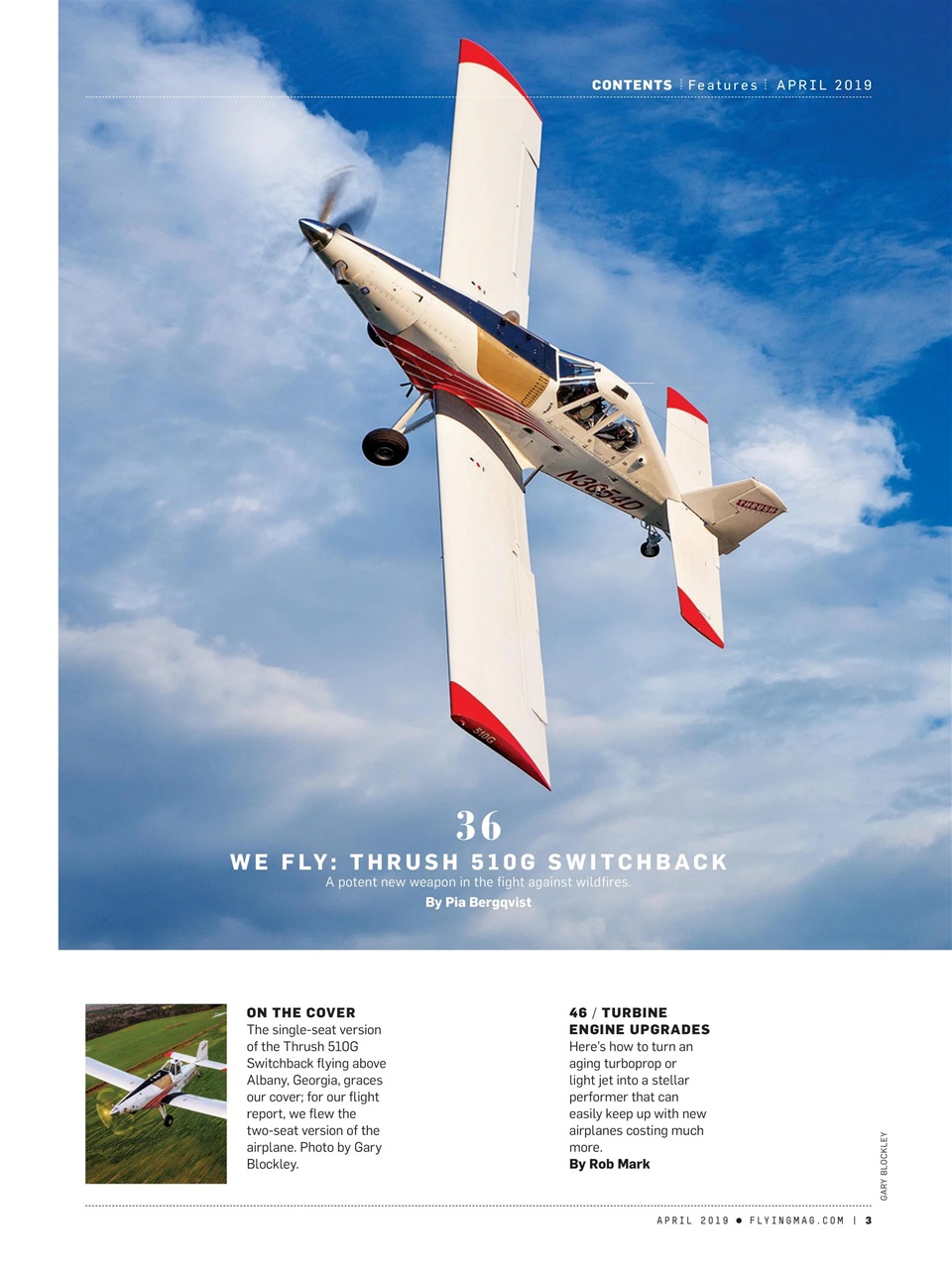 FLYING Magazine Preview Pages