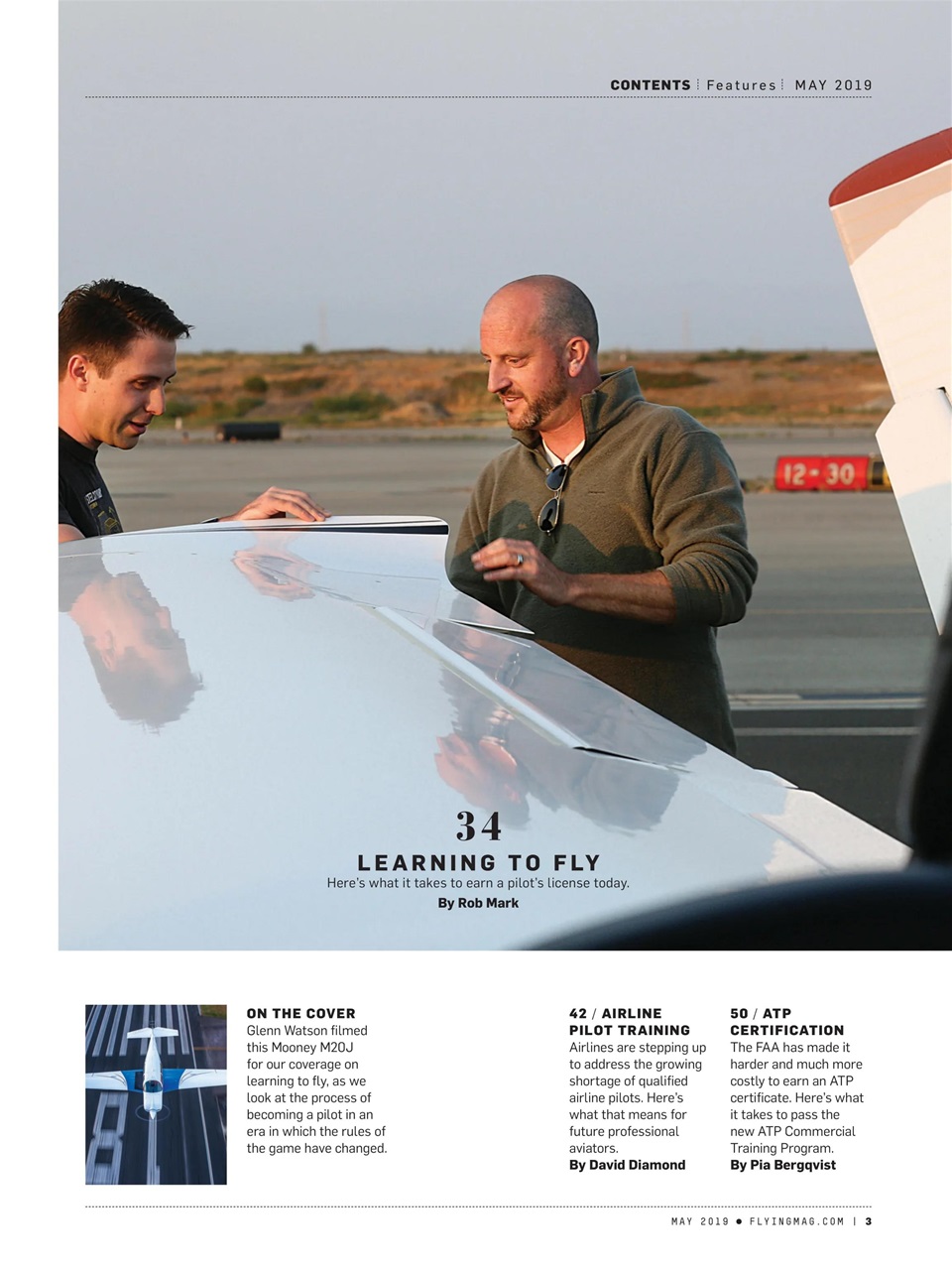 FLYING Magazine Preview Pages