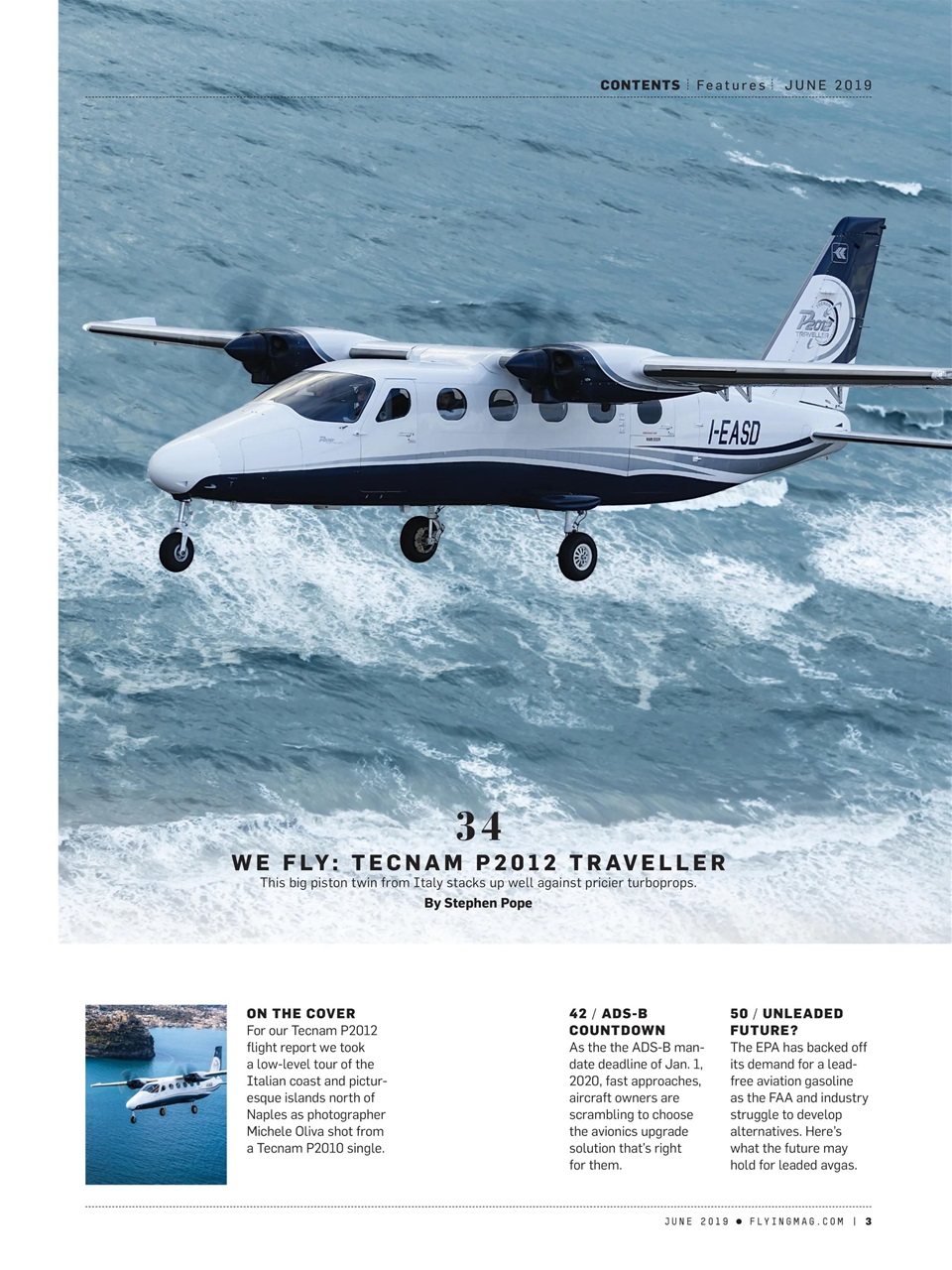 FLYING Magazine Preview Pages