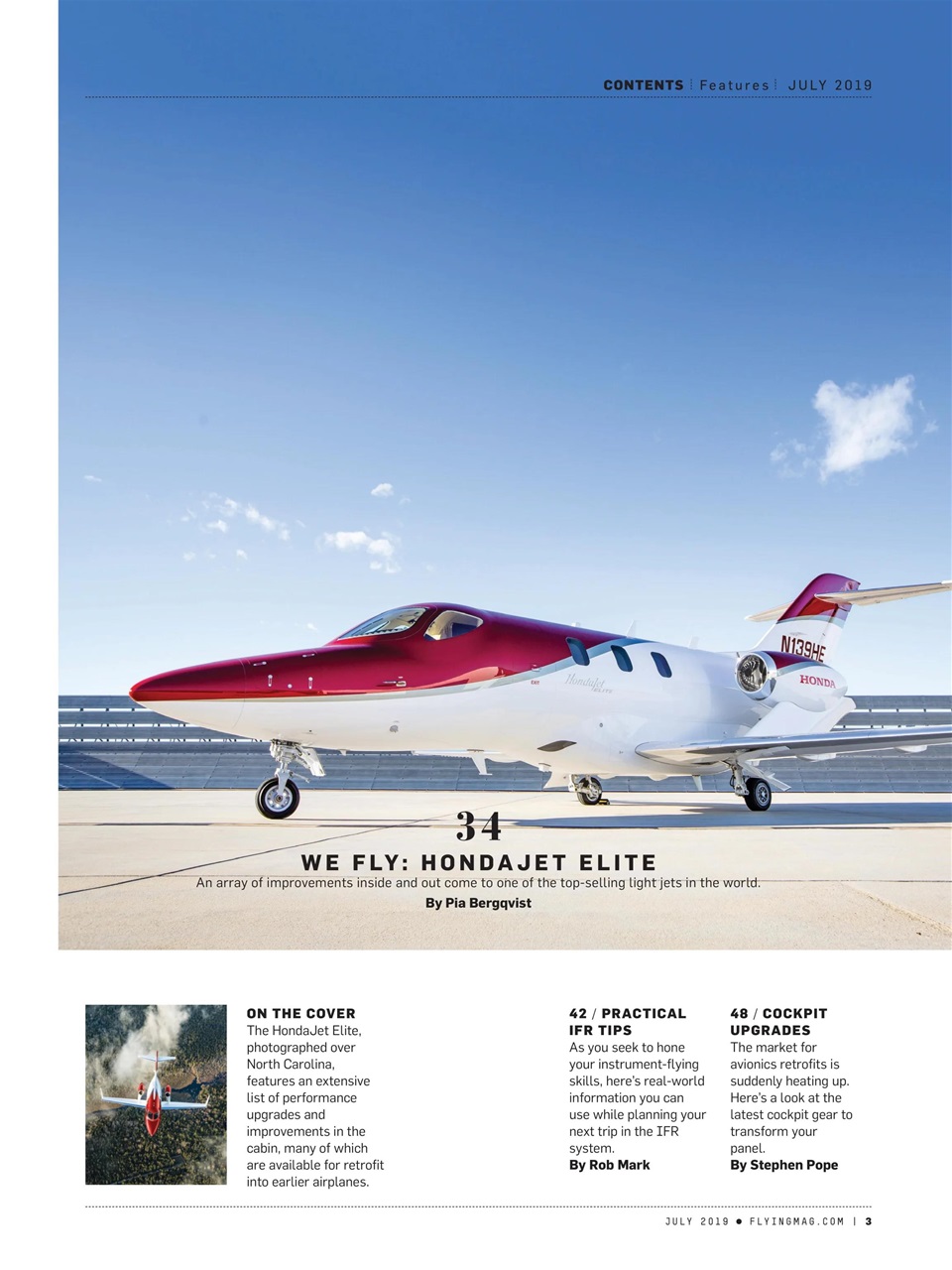 FLYING Magazine Preview Pages