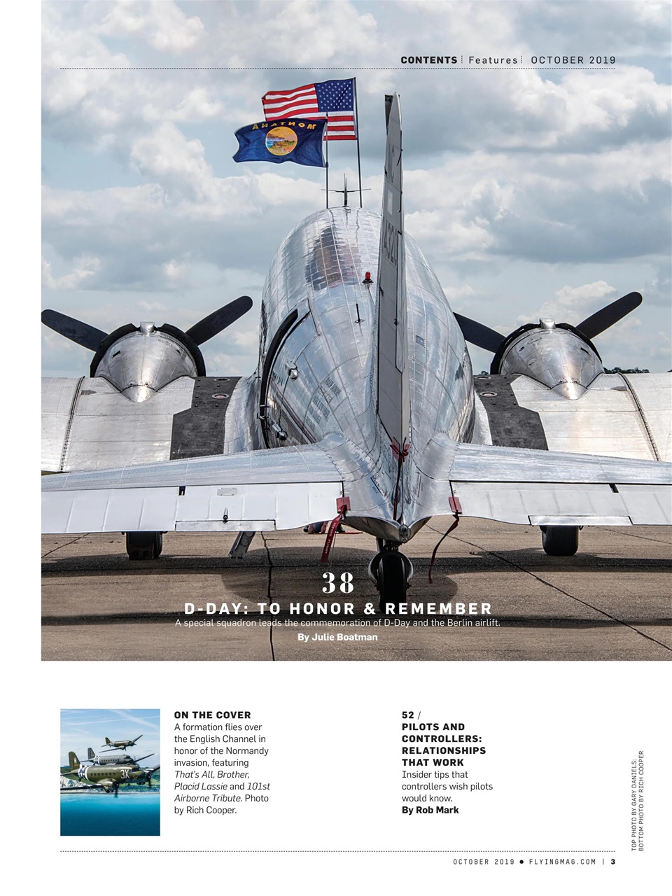 FLYING Magazine Preview Pages