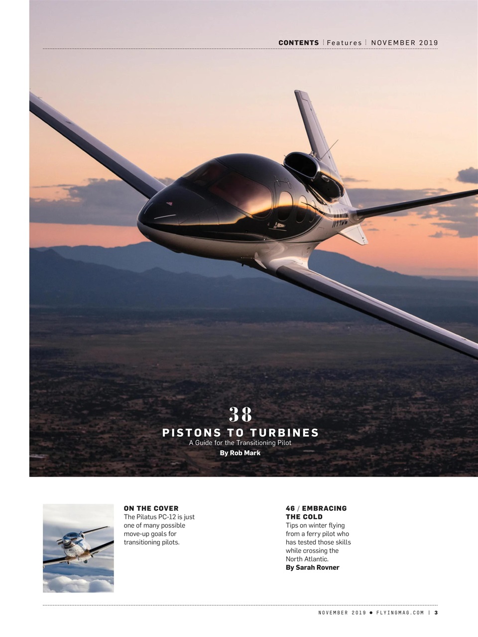 FLYING Magazine Preview Pages