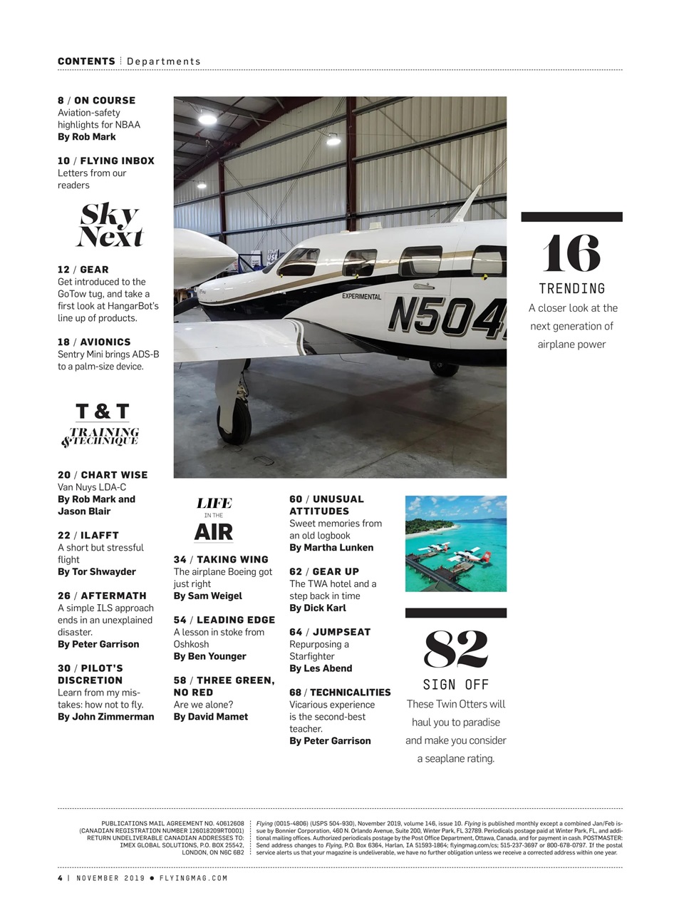 FLYING Magazine Preview Pages