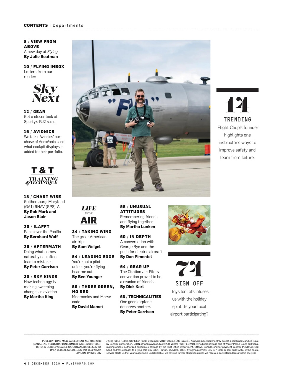 FLYING Magazine Preview Pages