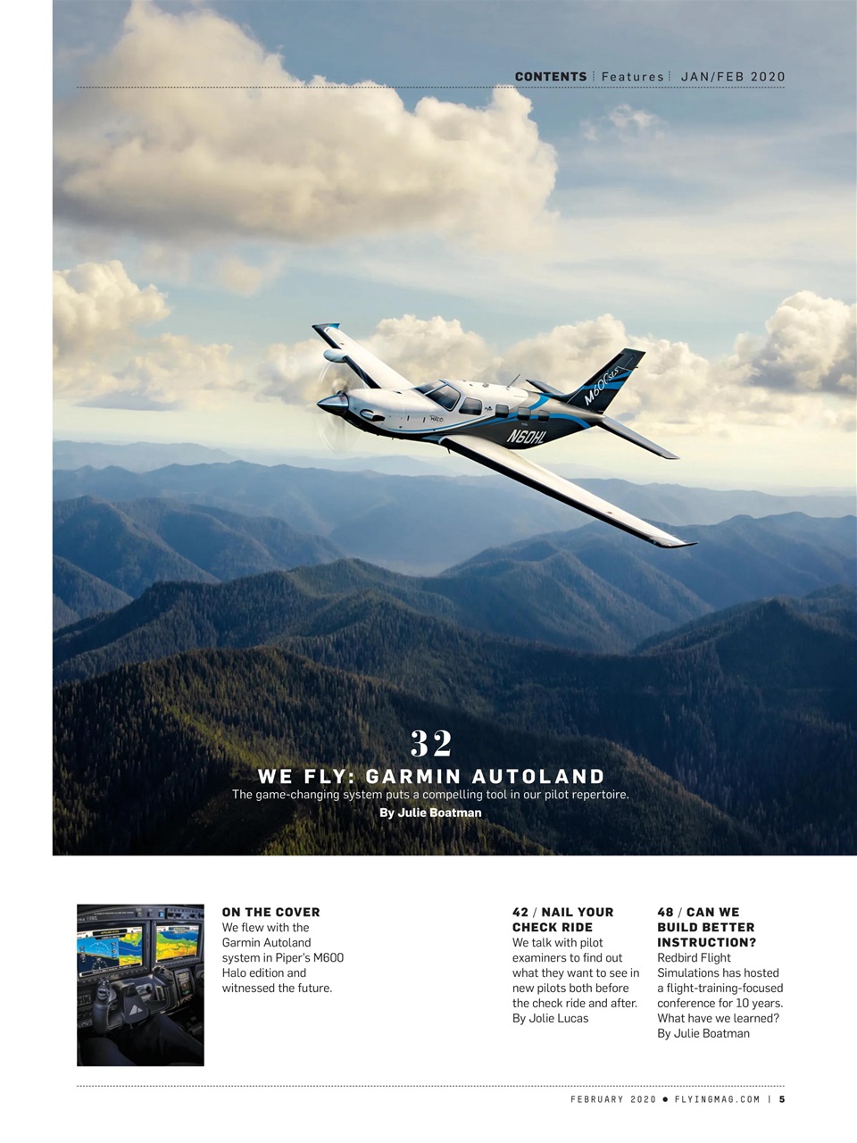 FLYING Magazine Preview Pages