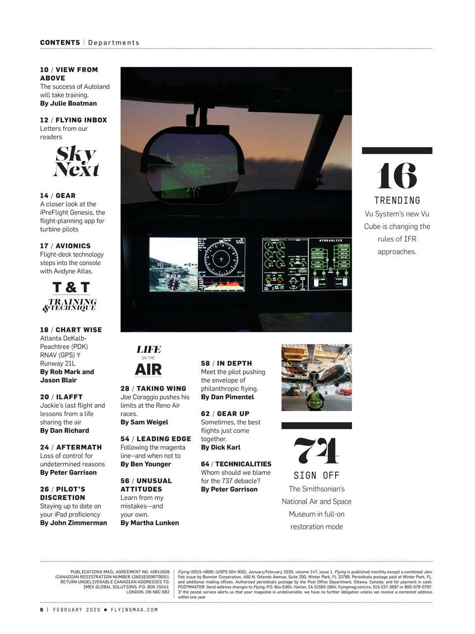 FLYING Magazine Preview Pages