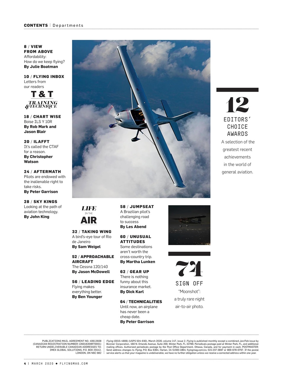 FLYING Magazine Preview Pages