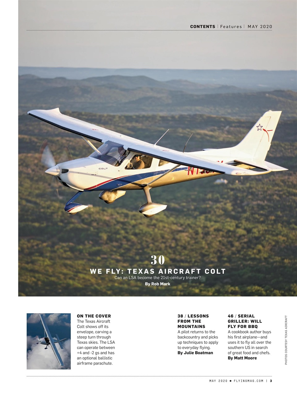 FLYING Magazine Preview Pages