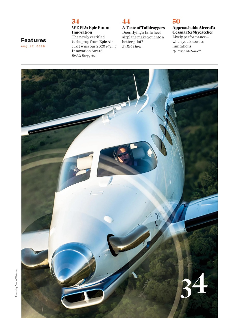 FLYING Magazine Preview Pages