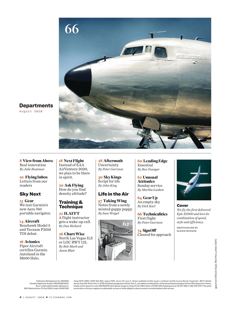 FLYING Magazine Preview Pages