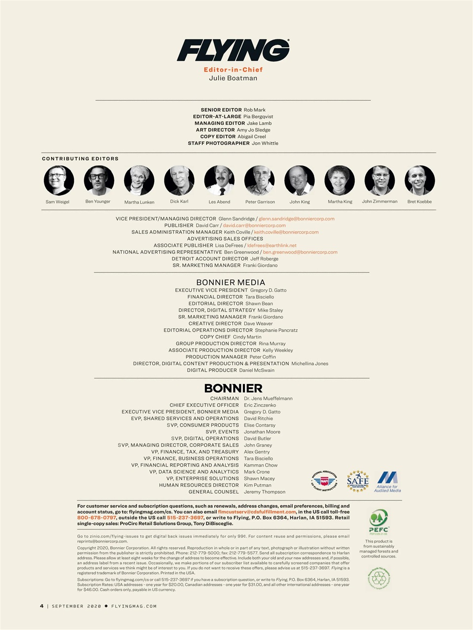 FLYING Magazine Preview Pages