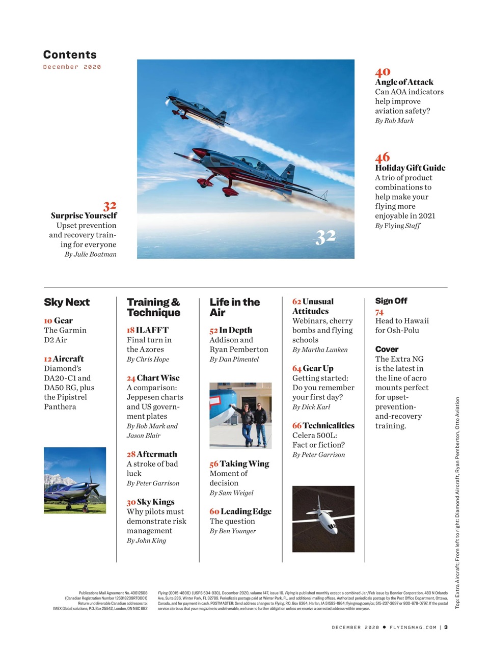 FLYING Magazine Preview Pages