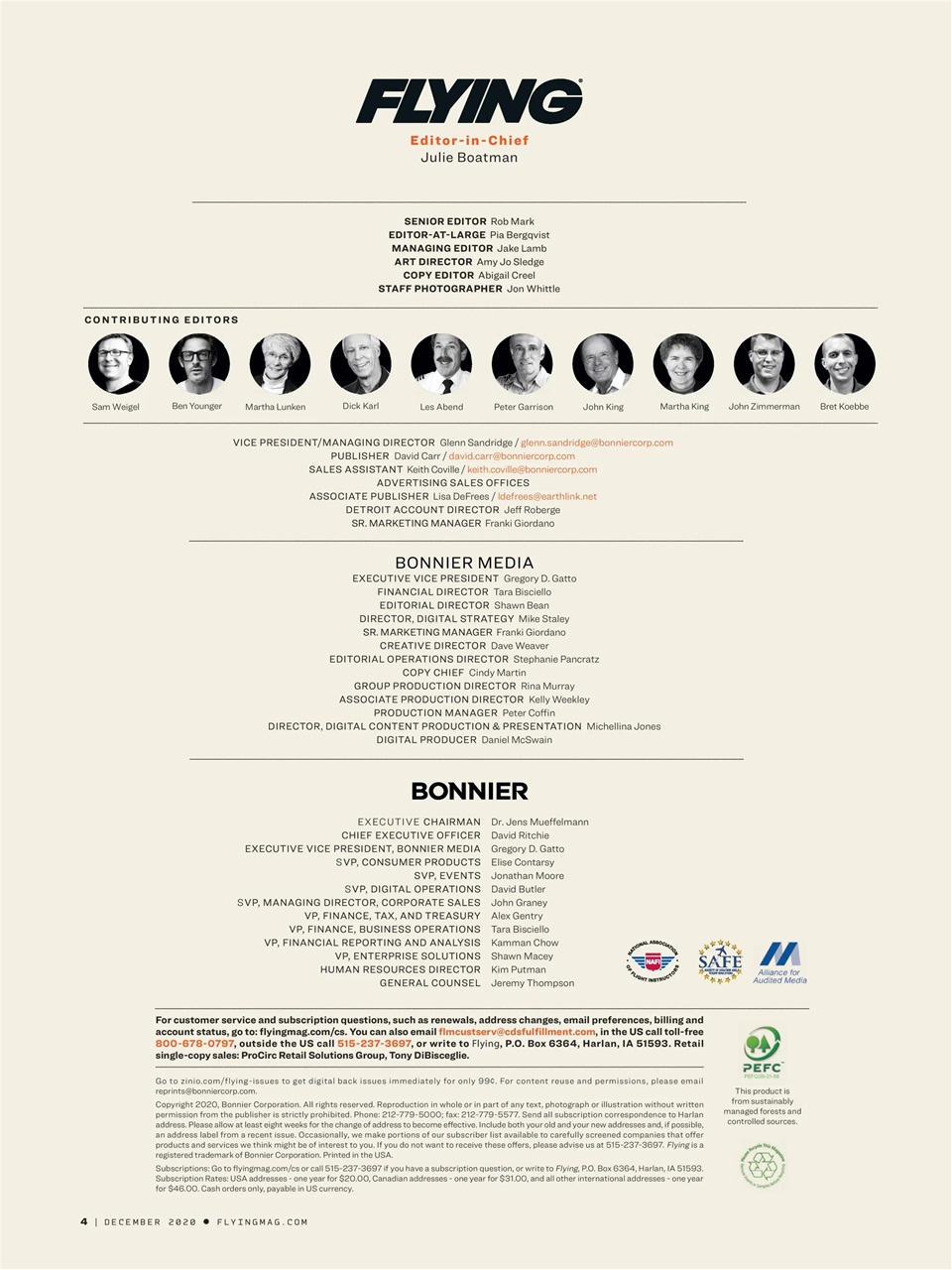 FLYING Magazine Preview Pages